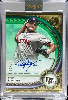 2025 Topps Five Star #FSA-RC Autographs - Green /15