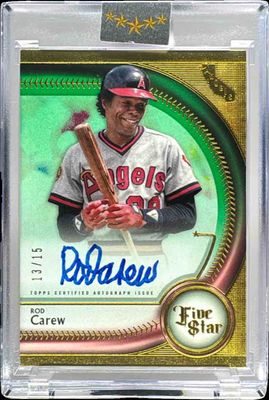 2025 Topps Five Star #FSA-RCA Autographs - Green /15