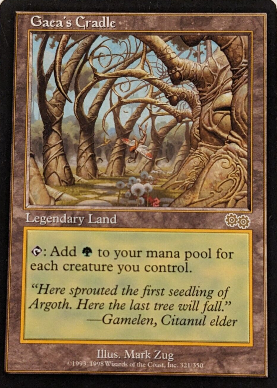 Gaea's Cradle 1998 Urza's Saga #321 Base Price Guide - Sports Card