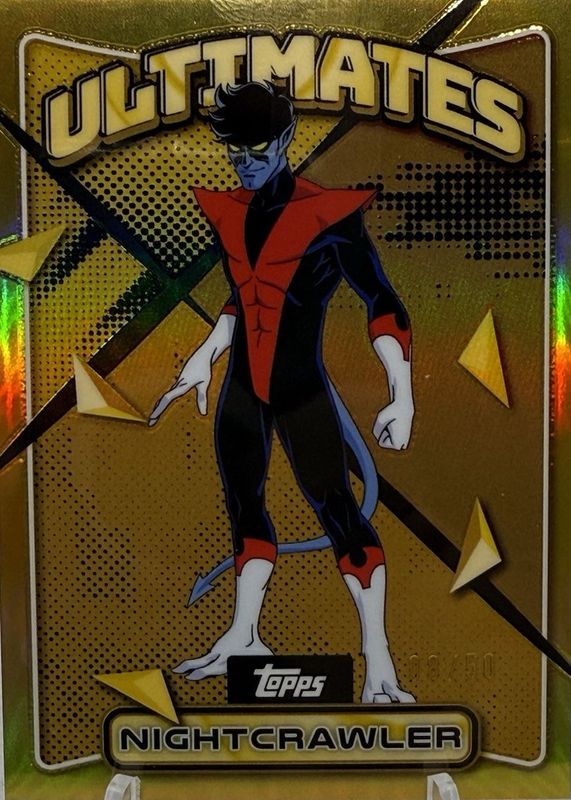 2025 Topps Finest X-Men 97 #77 Rare - Gold Refractor /50
