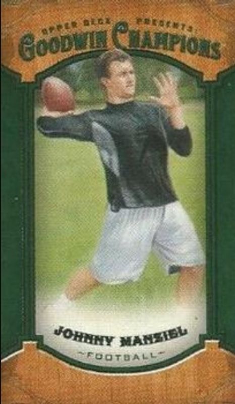 2014 Upper Deck Goodwin Champions #68 Mini - Green w/ Lady Luck Back