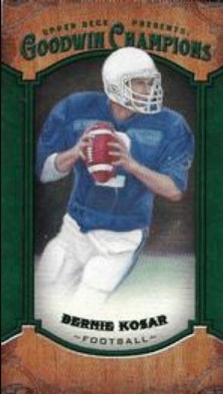 2014 Upper Deck Goodwin Champions #37 Mini - Green w/ Blank Back