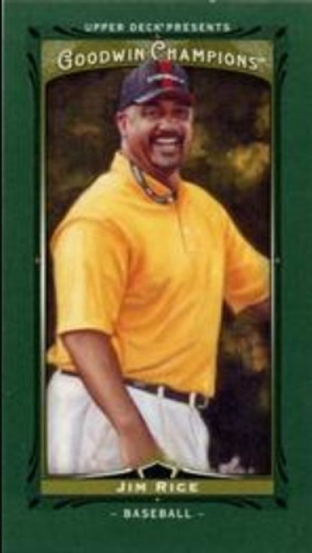 2013 Upper Deck Goodwin Champions Mini Green Blank Back