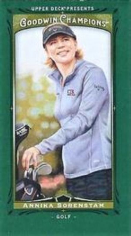 2013 Upper Deck Goodwin Champions #9 Mini Green