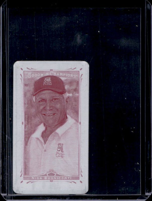 2013 Upper Deck Goodwin Champions #34 Mini Printing Plates Magenta /1
