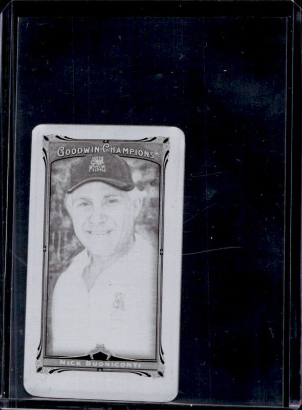 2013 Upper Deck Goodwin Champions #34 Mini Printing Plates Black /1
