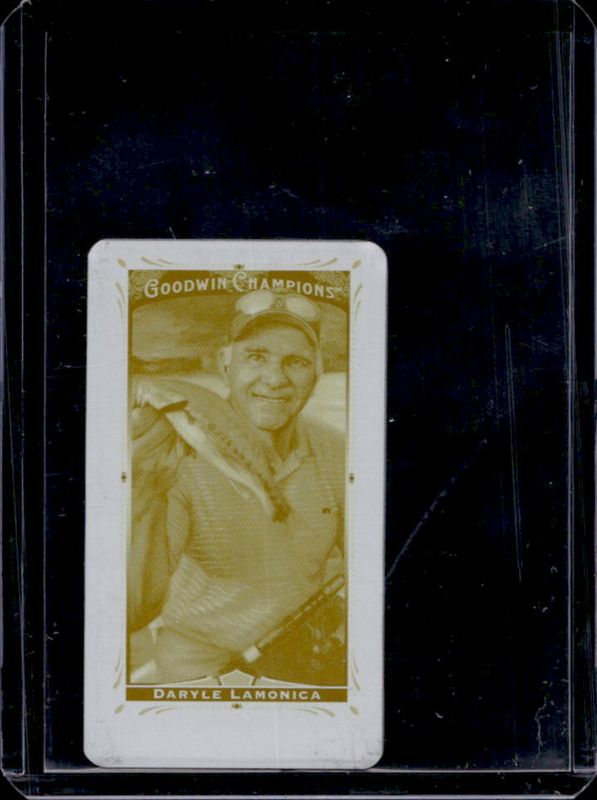 2013 Upper Deck Goodwin Champions #81 Mini Printing Plates Yellow /1