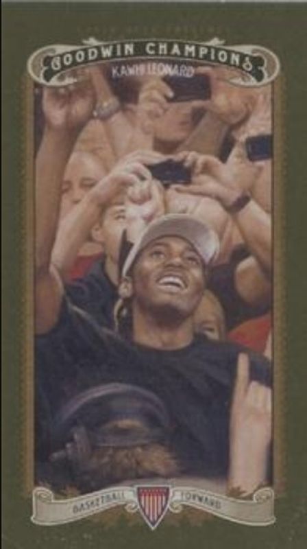 2012 Upper Deck Goodwin Champions Mini Green Blank Backs