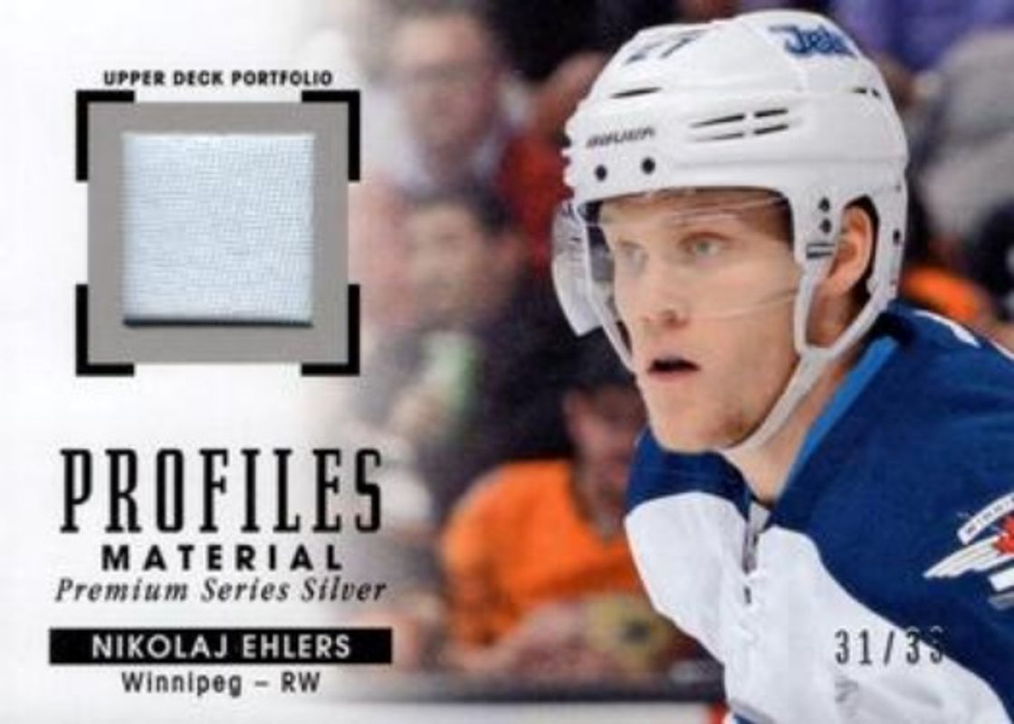 2015 Upper Deck Portfolio #PM-NE Profiles Materials Premium Series Silver /33