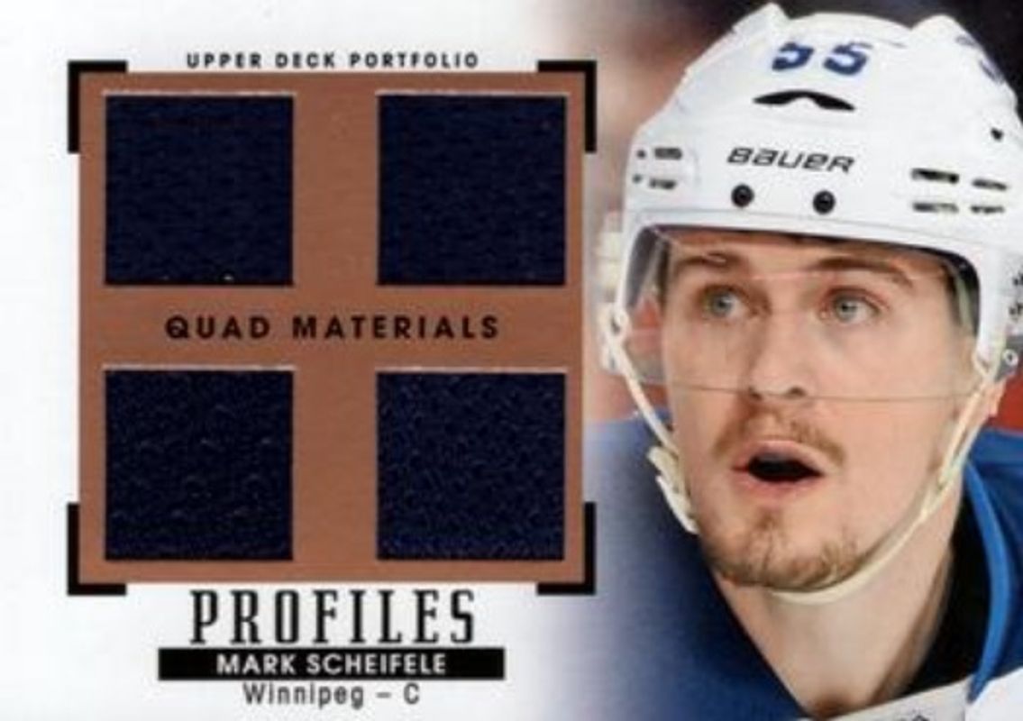 2015 Upper Deck Portfolio #PM4-MS Profiles Materials Quad