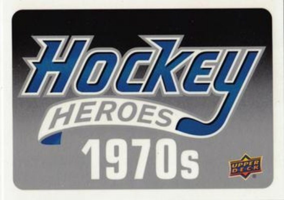 2012 Upper Deck Hockey Heroes: 1970s