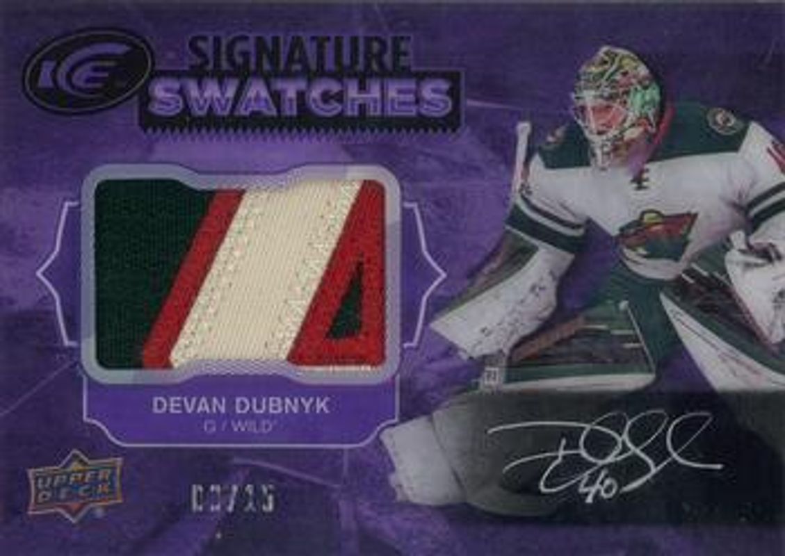 2017 Upper Deck Ice #SS-DD Signatures Swatches Patch Auto /15
