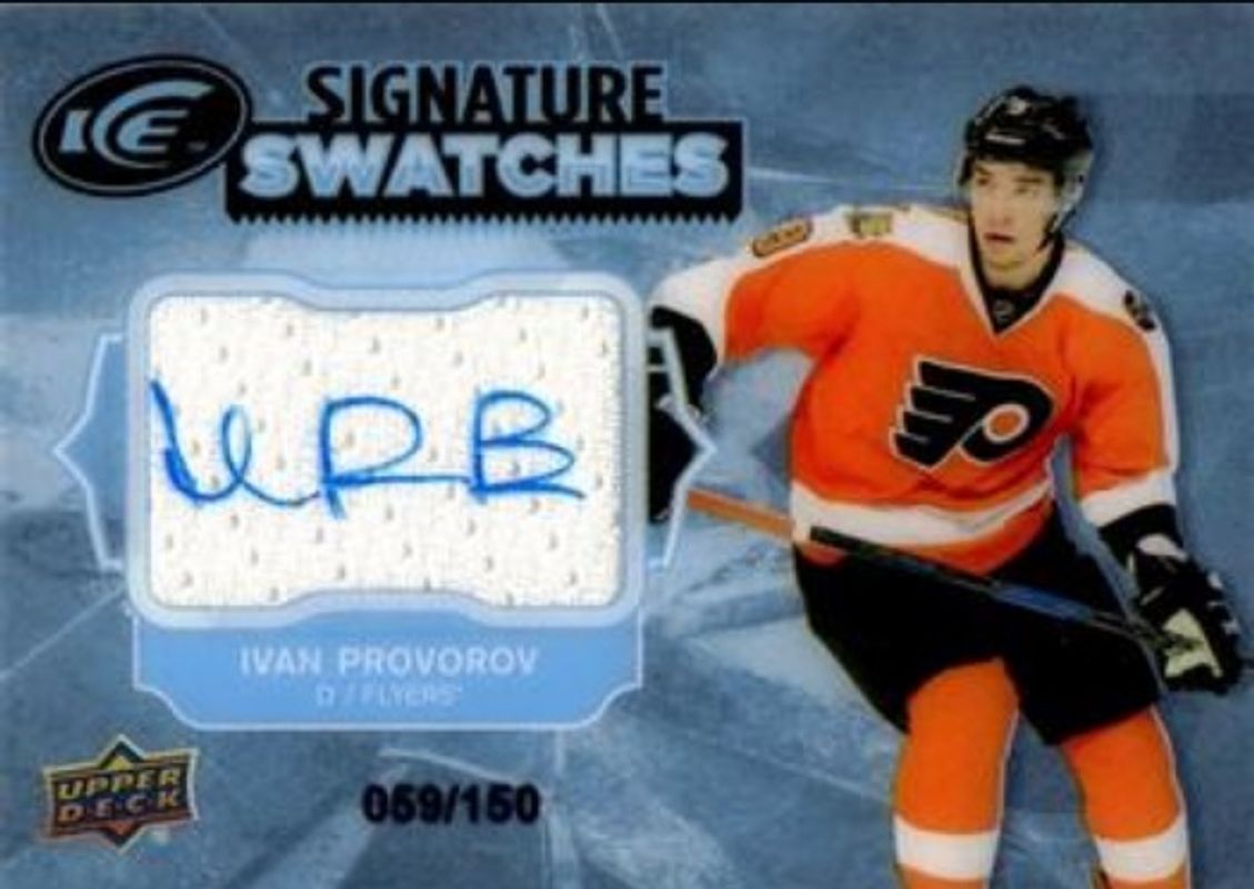 2017 Upper Deck Ice #SS-IP Signatures Swatches Jersey Auto /150