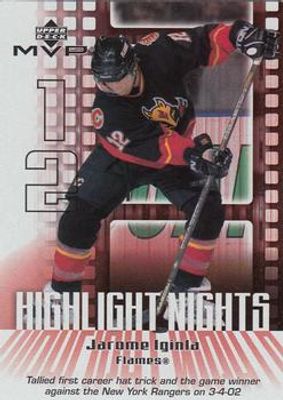 2002 Upper Deck MVP #HN3 Highlight Nights