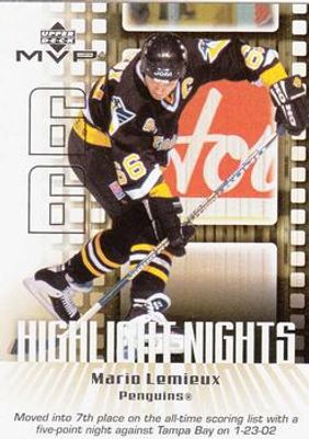 2002 Upper Deck MVP #HN6 Highlight Nights