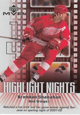 2002 Upper Deck MVP #HN4 Highlight Nights