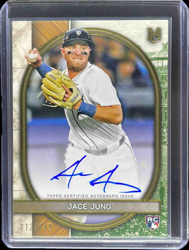 2025 Topps Museum Collection #AA-JJU Archival Autographs - Gold /149
