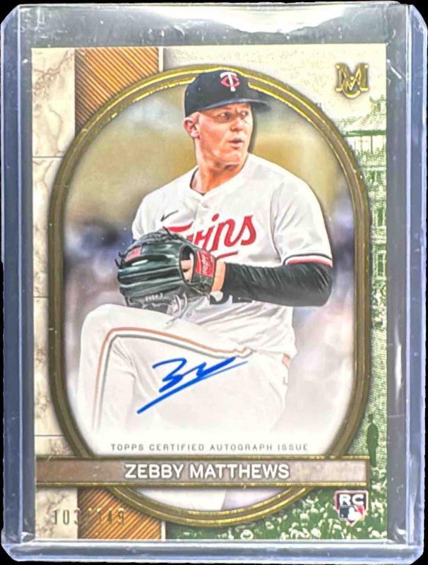 2025 Topps Museum Collection #AA-ZM Archival Autographs - Gold /149
