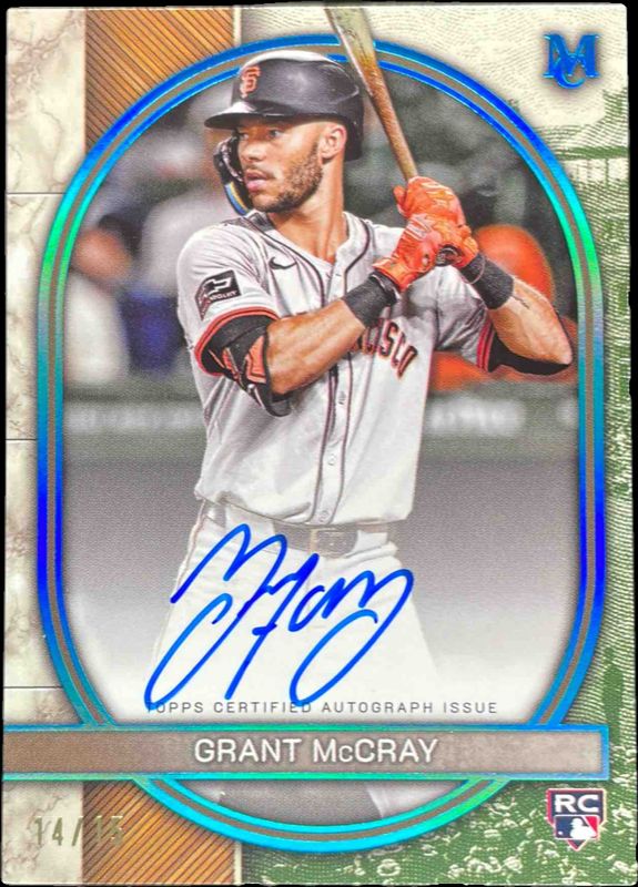 2025 Topps Museum Collection #AA-GM Archival Autographs - Blue Topaz /15