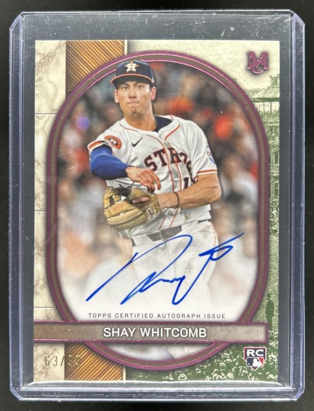 2025 Topps Museum Collection #AA-SW Archival Autographs - Pink Sapphire /99