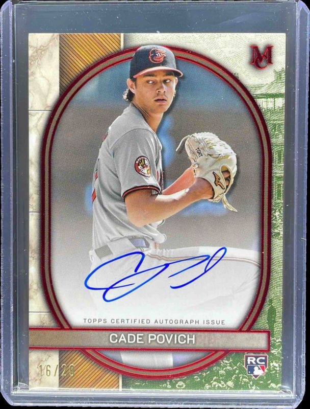 2025 Topps Museum Collection #AA-CP Archival Autographs - Ruby /20