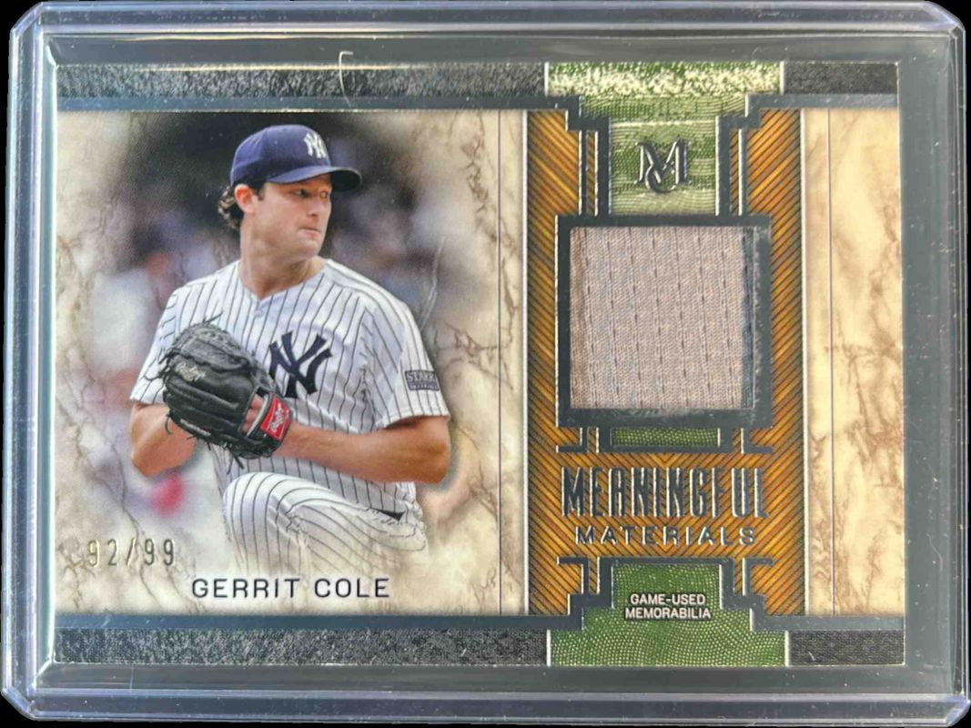 2025 Topps Museum Collection #MMR-GC Meaningful Material Relic /75