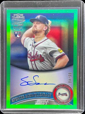 2025 Topps Archives #11FFA-SS 2011 Fan Favorites Autographs - Green Foilboard /99