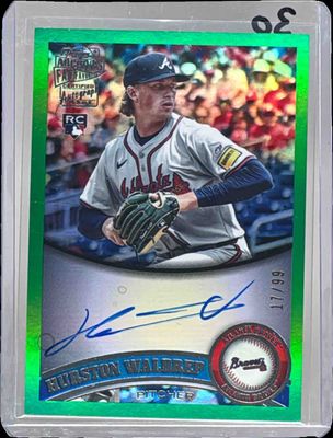 2025 Topps Archives #11FFA-HW 2011 Fan Favorites Autographs - Green Foilboard /99