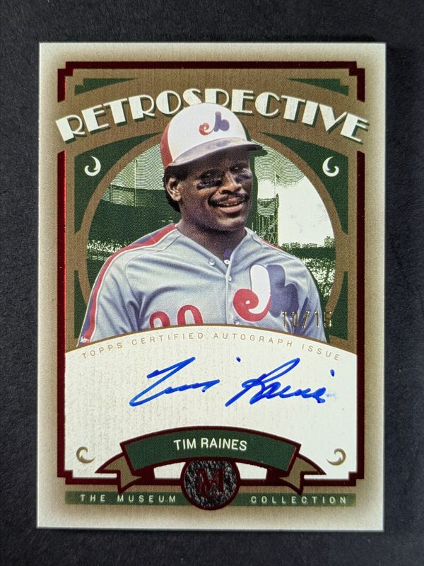 2025 Topps Museum Collection #RS-TR Retrospective Signatures - Ruby /15