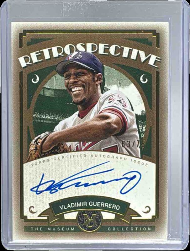 2025 Topps Museum Collection #RS-VG Retrospective Signatures - Gold /75