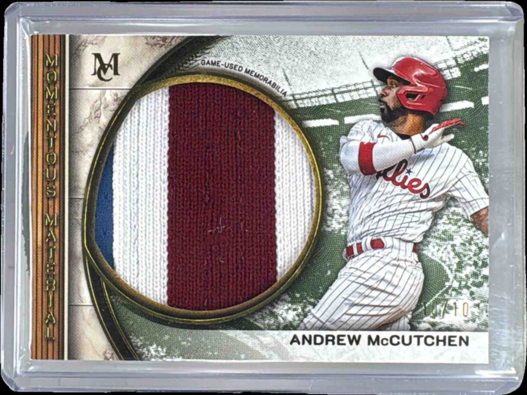 2025 Topps Museum Collection #MMJP-AMC Momentous Material Jumbo Patch Relic - Gold /10