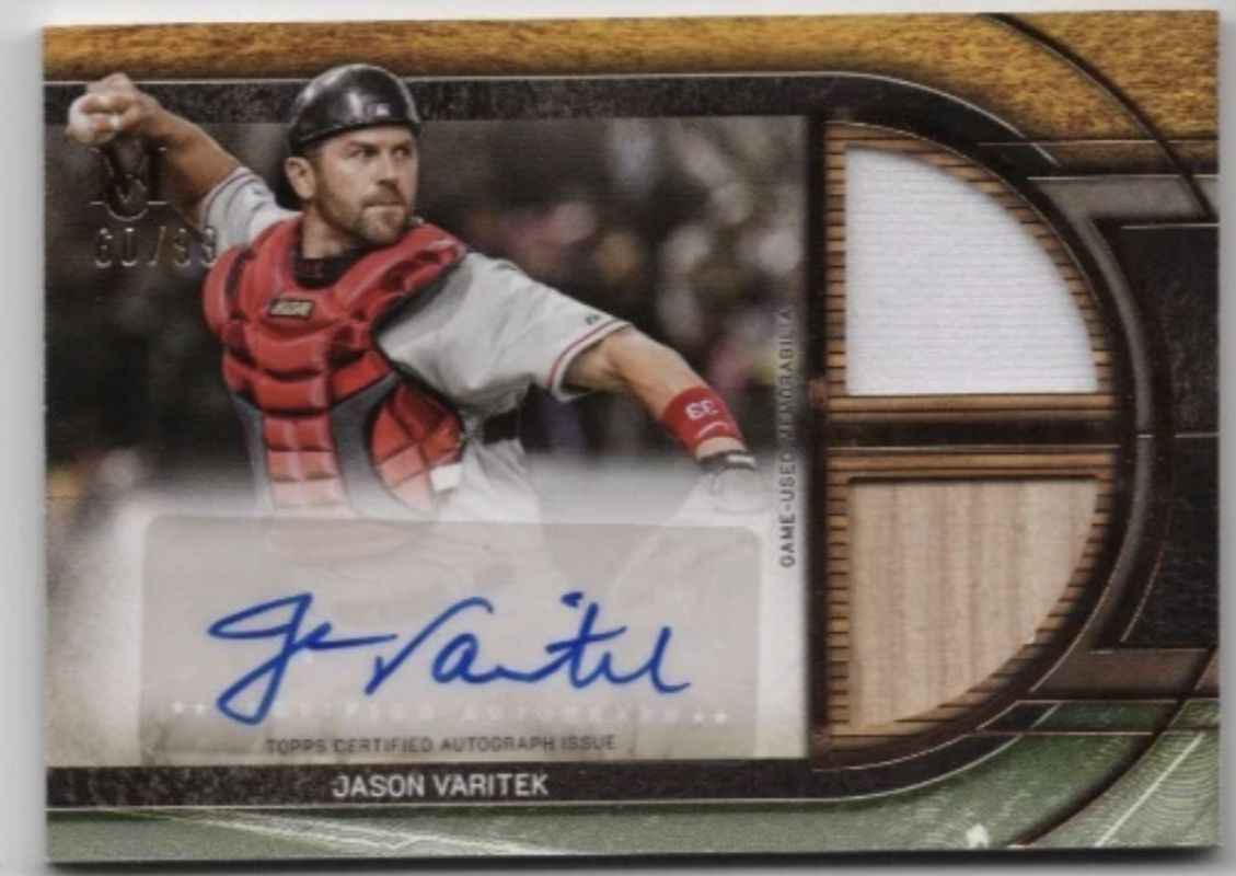 2025 Topps Museum Collection #SPDRA-JV Single Player Signatures Swatches Dual Relic Autographs /99