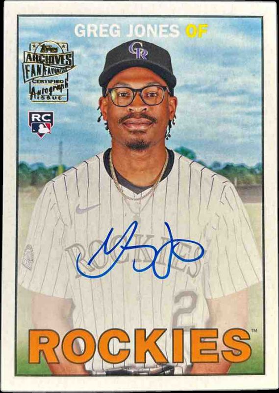 2025 Topps Archives #67FFA-GJ 1967 Fan Favorites Autographs