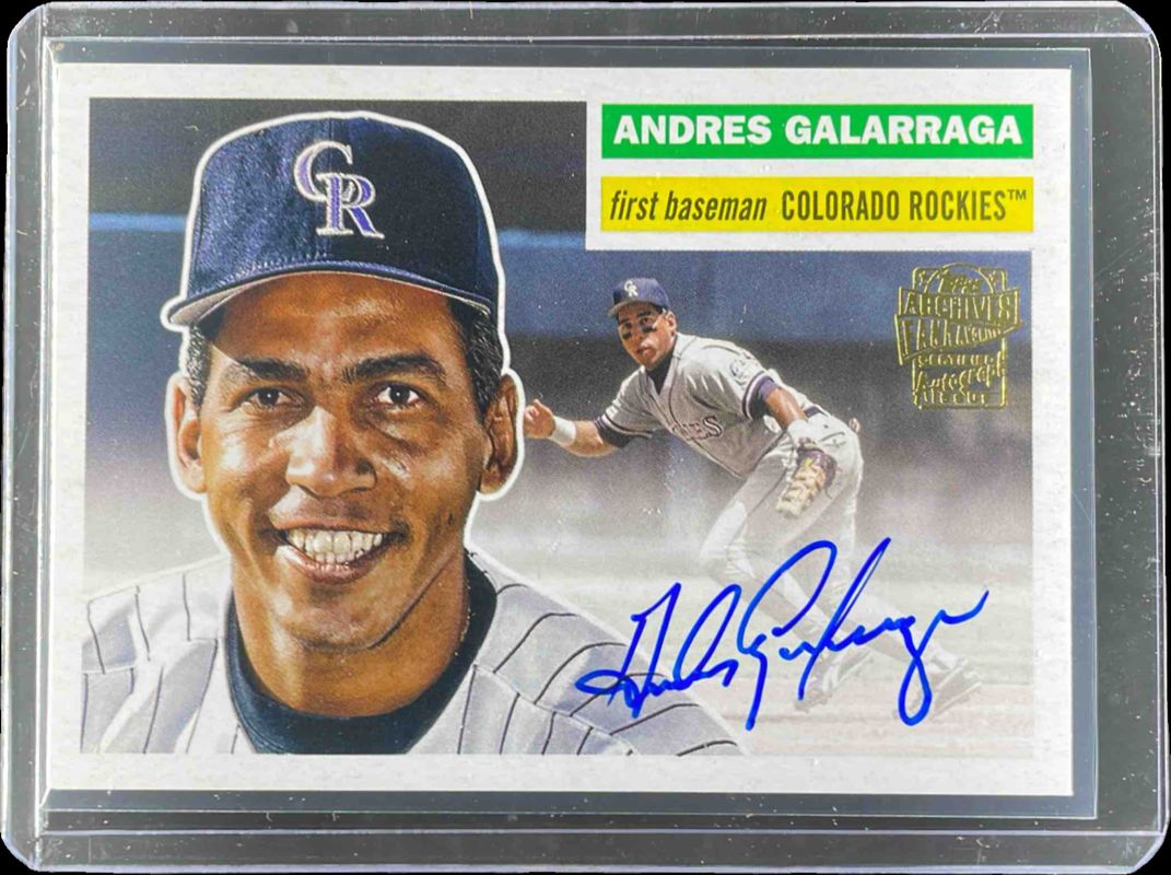 2025 Topps Archives #56FFA-AGA 1956 Fan Favorites Autographs
