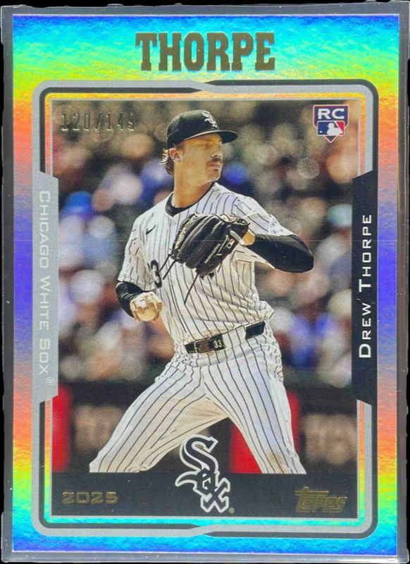 2025 Topps Archives #274 2005 Design - Rainbow Foilboard /149