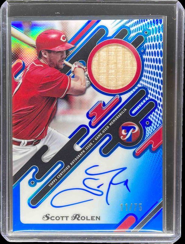 2025 Topps Pristine #PPAR-SR Pristine Pieces Autographs Relic - Blue Refractor /75