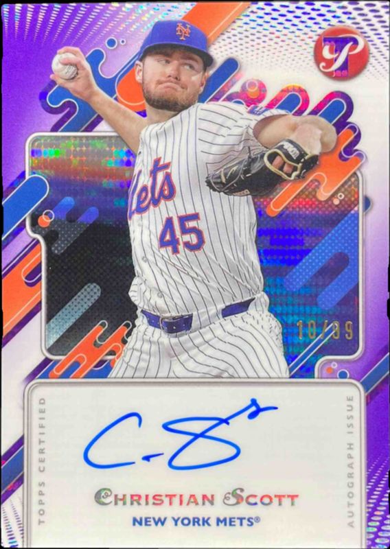 2025 Topps Pristine #PA-CS Pristine Autographs - Purple Pristine Refractor /99