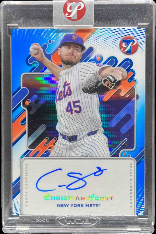 2025 Topps Pristine #PA-CS Pristine Autographs - Blue Pristine Refractor /75