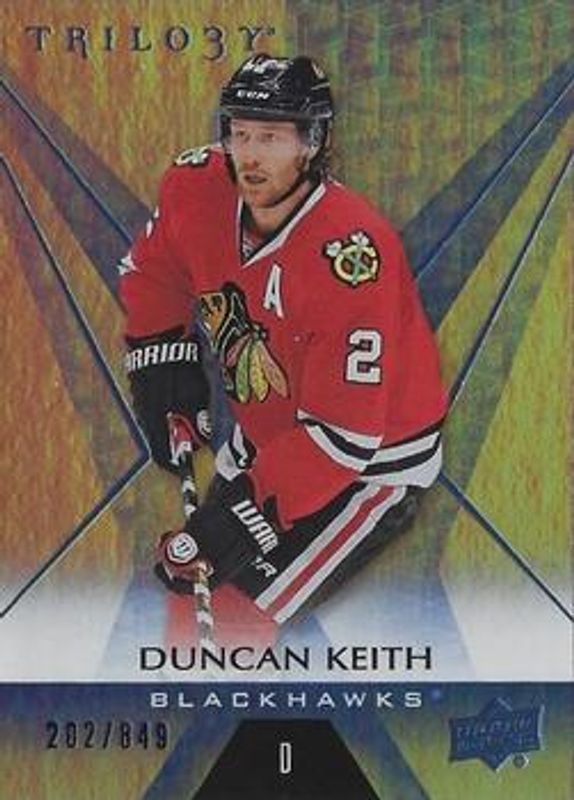 2016 Upper Deck Trilogy #27 Blue Rainbow Foil /849