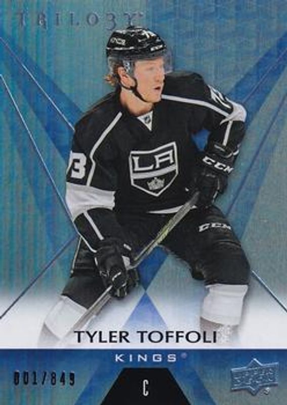 2016 Upper Deck Trilogy #3 Blue Rainbow Foil /849