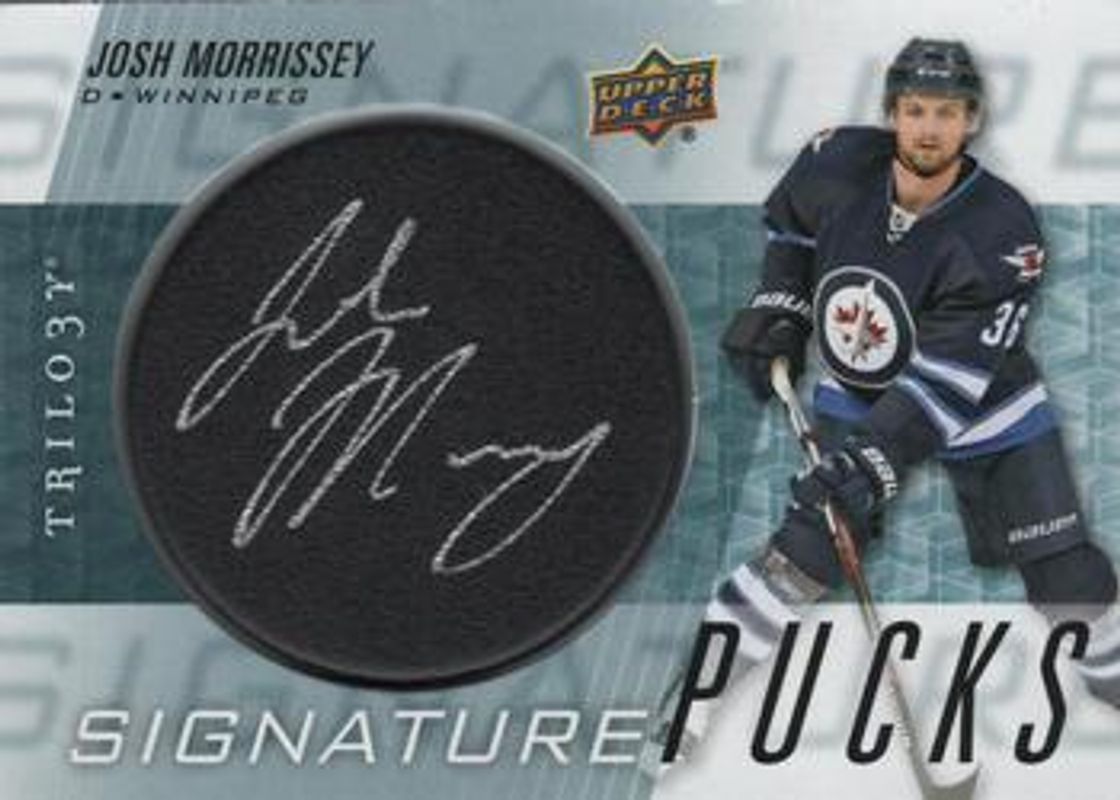 2016 Upper Deck Trilogy #SP-JM Signatures Pucks