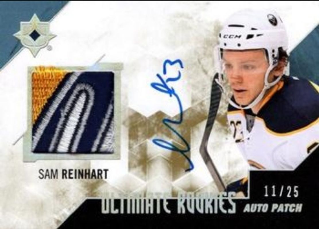 2014 Upper Deck Ultimate Collection #123 Ultimate Rookies Silver Spectrum Autographed Patch /25