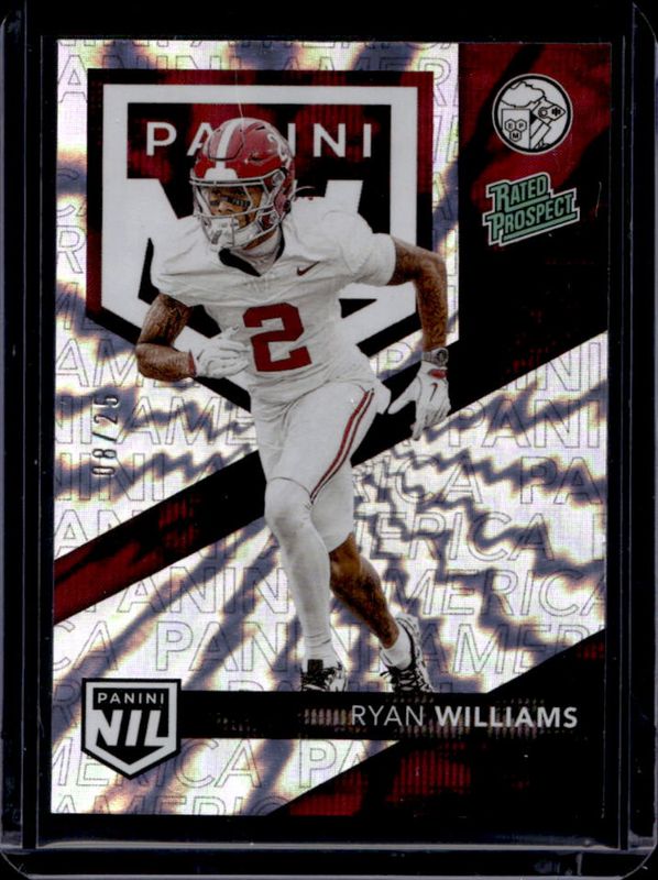2025 Panini NSCC Silver Packs Wrapper Redemption #NIL8 Panini NIL - Lightning Spokes /25