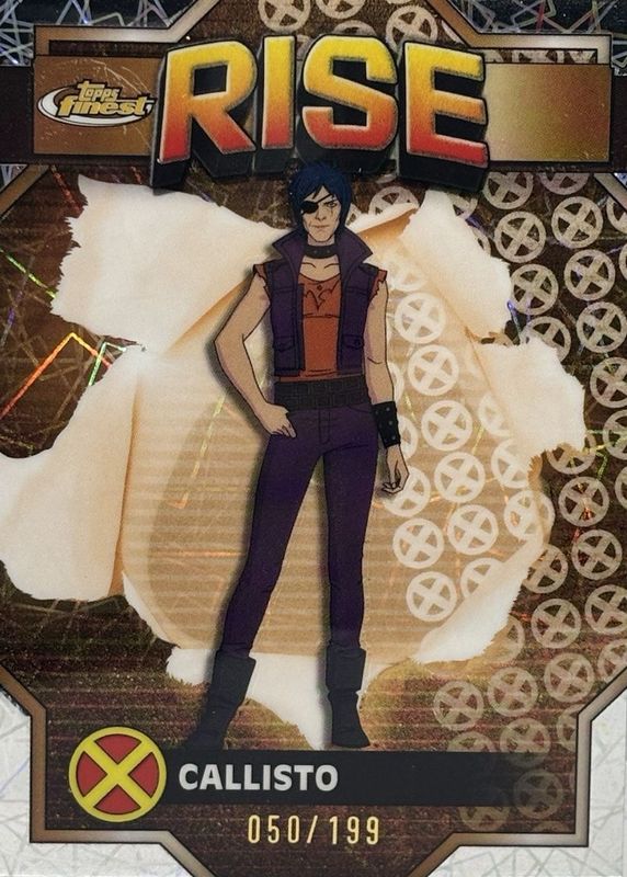 Callisto 2025 Topps Finest X-Men 97 #21 Common - Laser Refractor /199 RAW