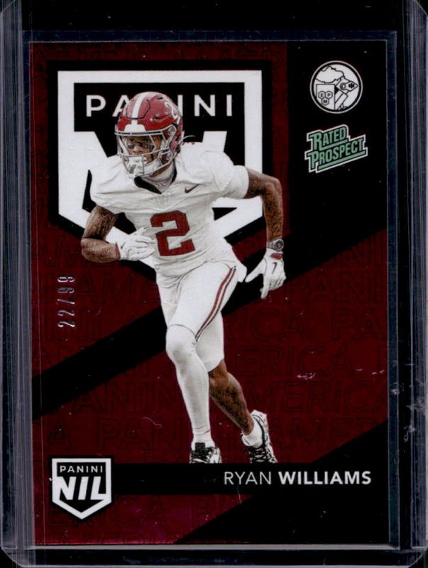 2025 Panini NSCC Silver Packs Wrapper Redemption #NIL8 Panini NIL - Red /99