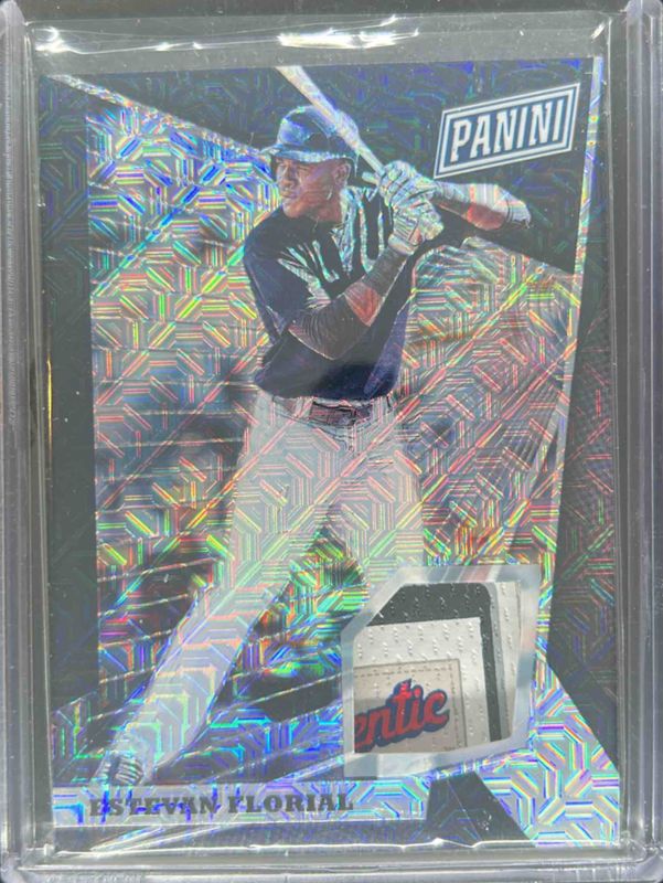 2018 Panini National VIP Gold #EF Relics Black /1