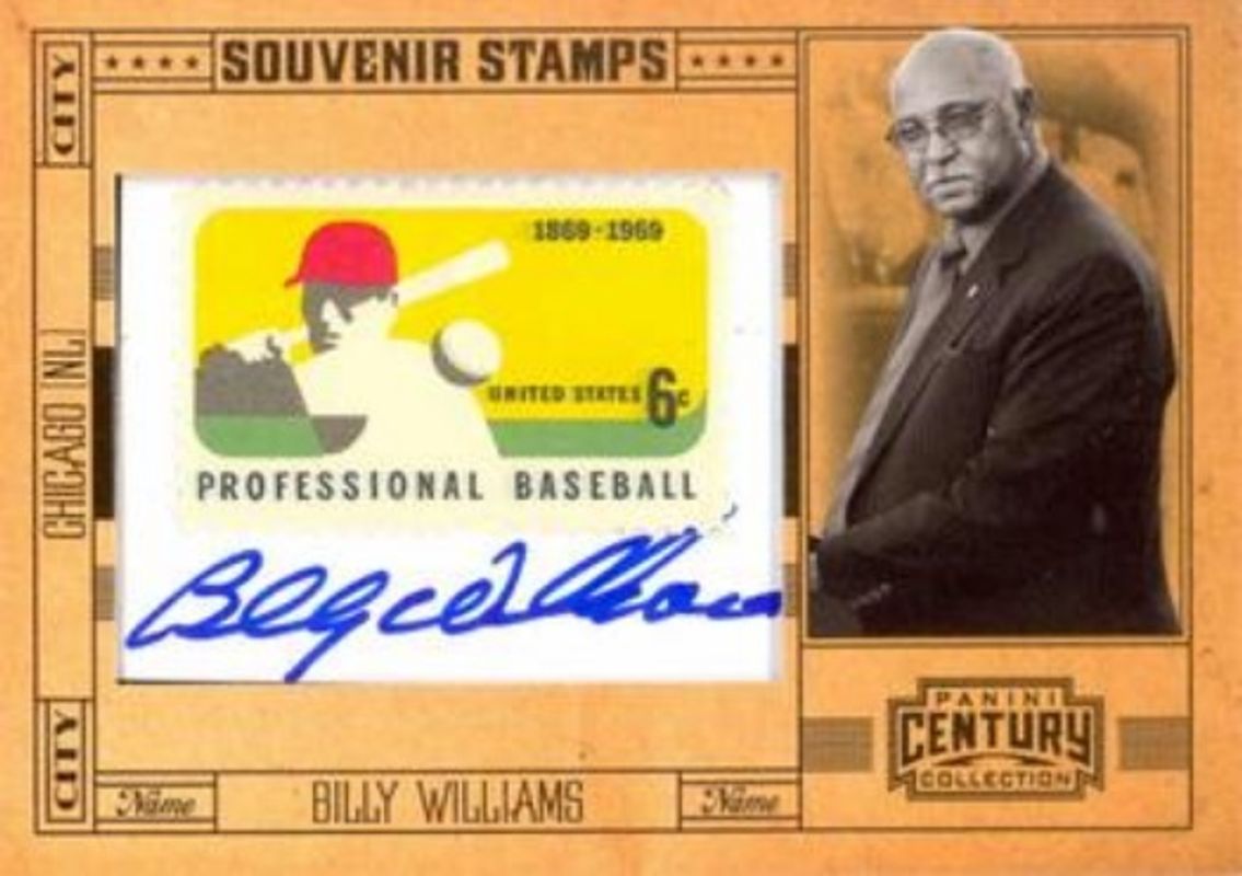 2010 Panini Century #3 Season Ticket - Baseball Six Cent Stamp Autographs /32