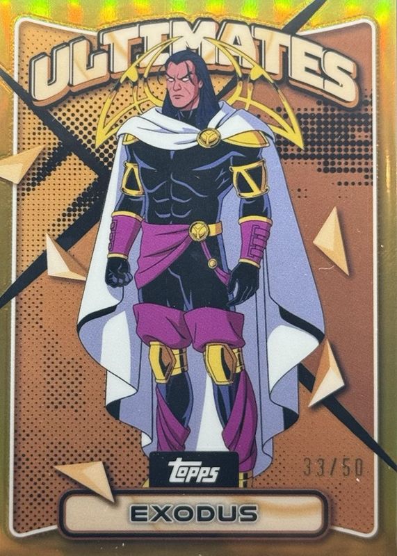 2025 Topps Finest X-Men 97 #12 Common - Gold Refractor /50