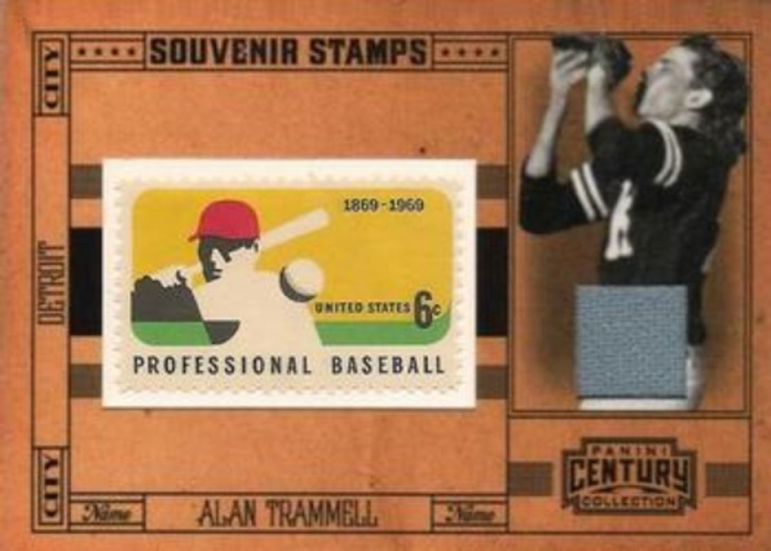 2010 Panini Century #1 Season Ticket - Baseball Six Cent Stamp Materials /6