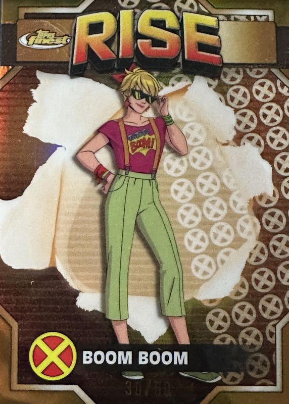 2025 Topps Finest X-Men 97 #30 Common - Gold Refractor /50